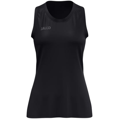 JAKO Tanktop Light Flow Damen – Schwarz (vorne)