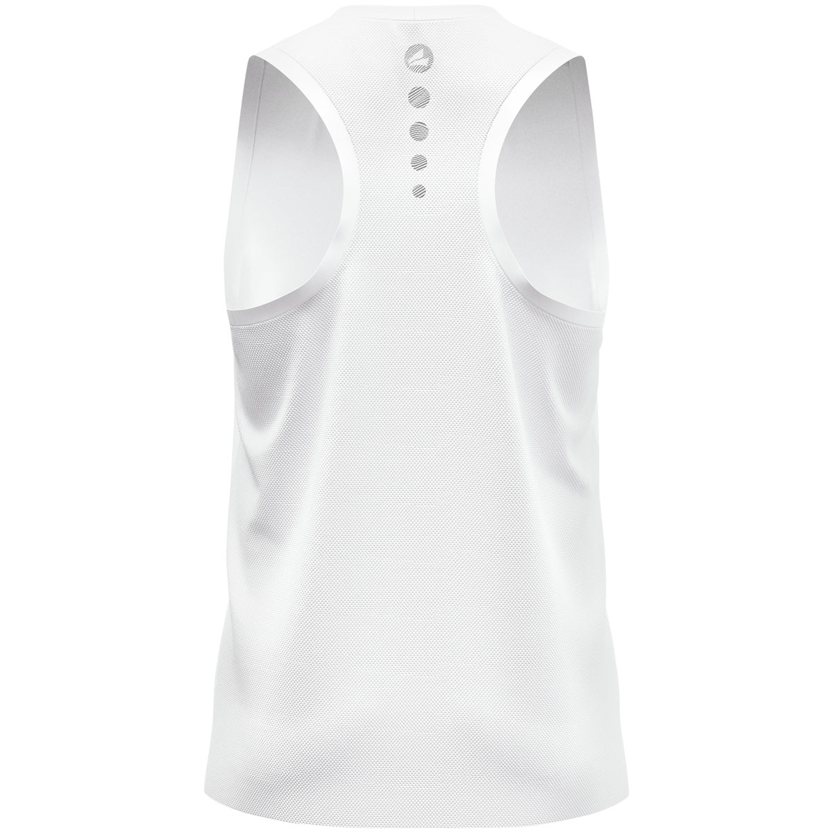 JAKO Tanktop Light Flow – Weiß (hinten)