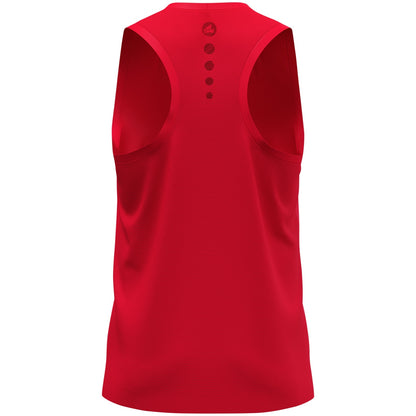 JAKO Tanktop Light Flow – Rot (hinten)