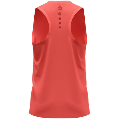JAKO Tanktop Light Flow – Orange (hinten)
