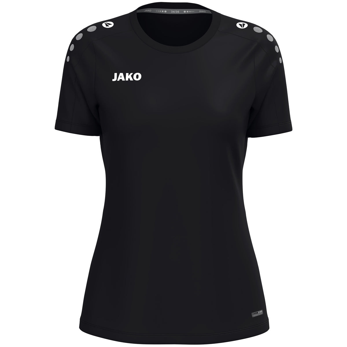JAKO T-Shirt One Damen – Schwarz (vorne)