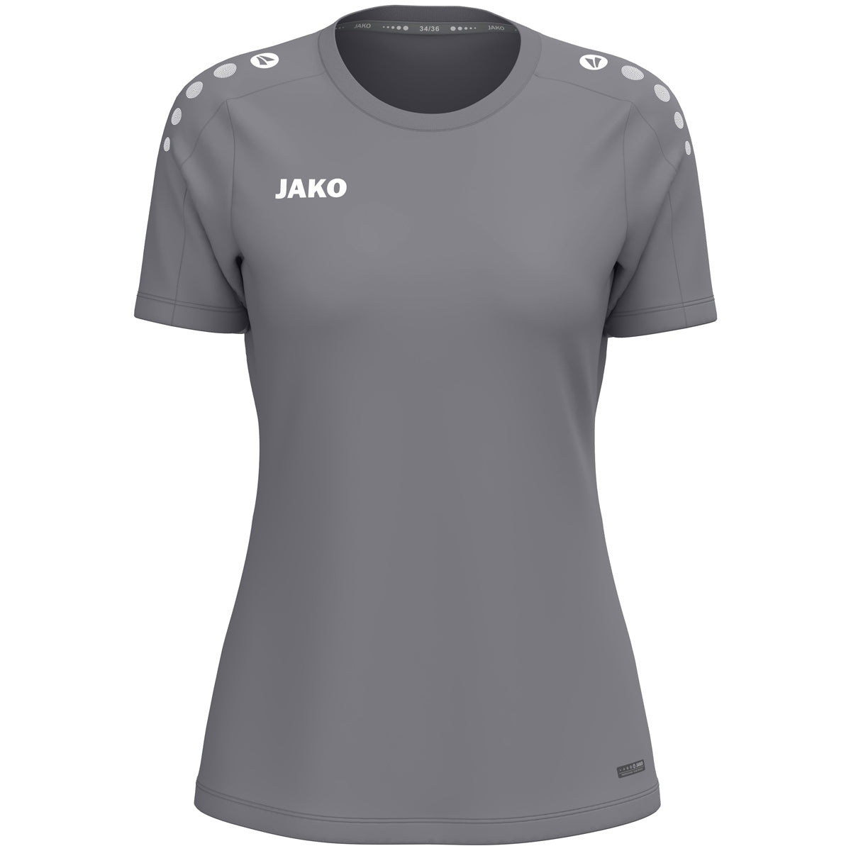 JAKO T-Shirt One Damen – Grau (vorne)