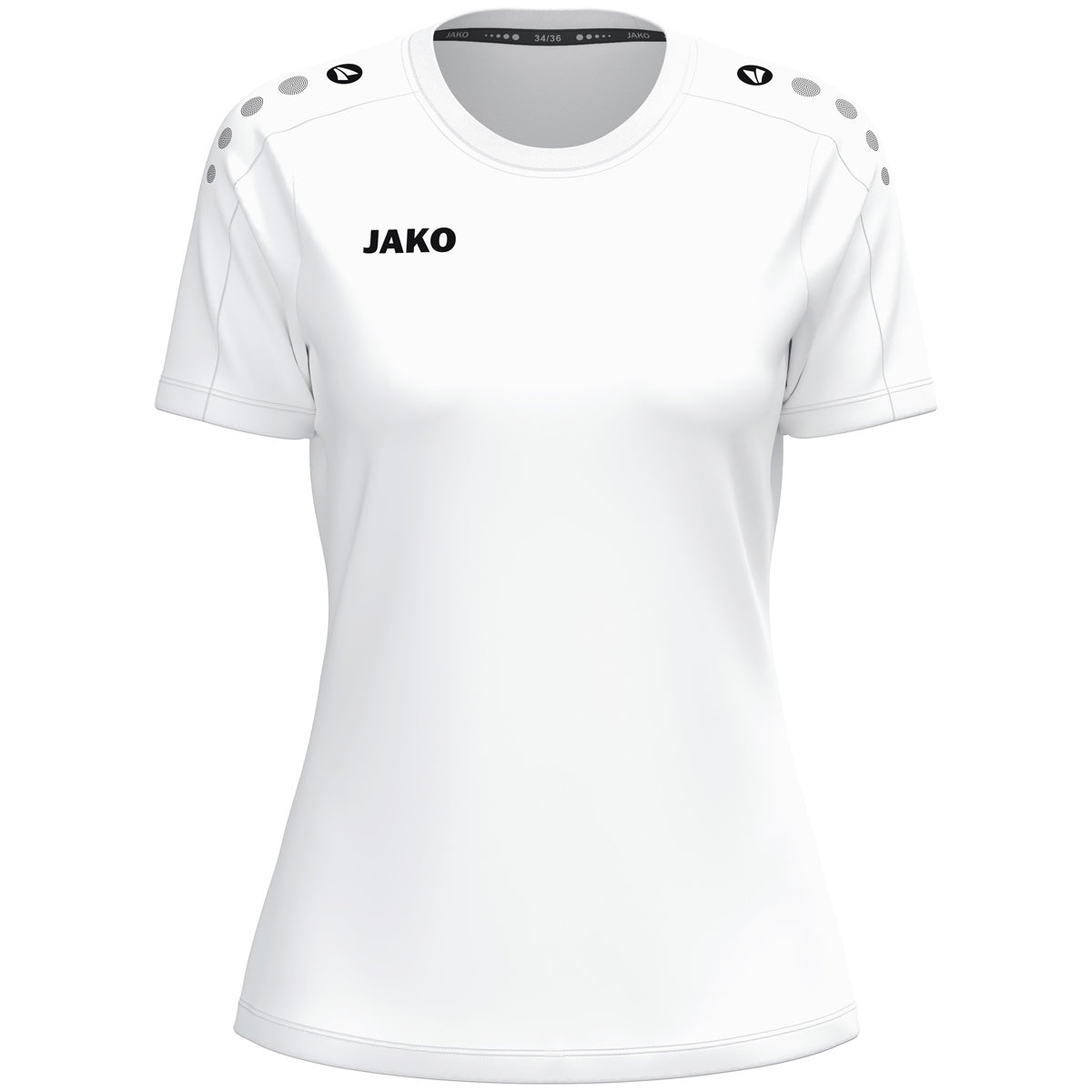 JAKO T-Shirt One Cotton Damen – Weiß (vorne)