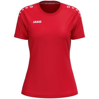 JAKO T-Shirt One Cotton Damen – Rot (100) (vorne)