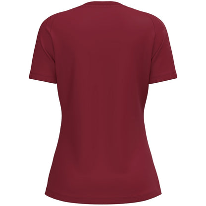 JAKO T-Shirt One Cotton Damen – Rot (155) (hinten)