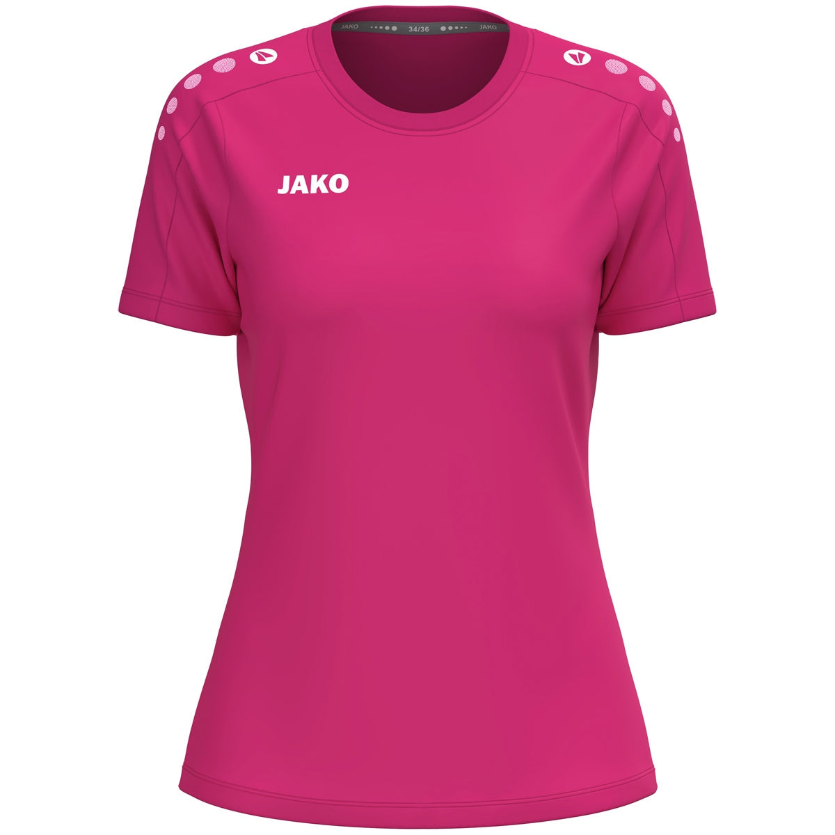 JAKO T-Shirt One Cotton Damen – Pink (vorne)