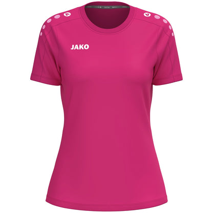 JAKO T-Shirt One Cotton Damen – Pink (vorne)