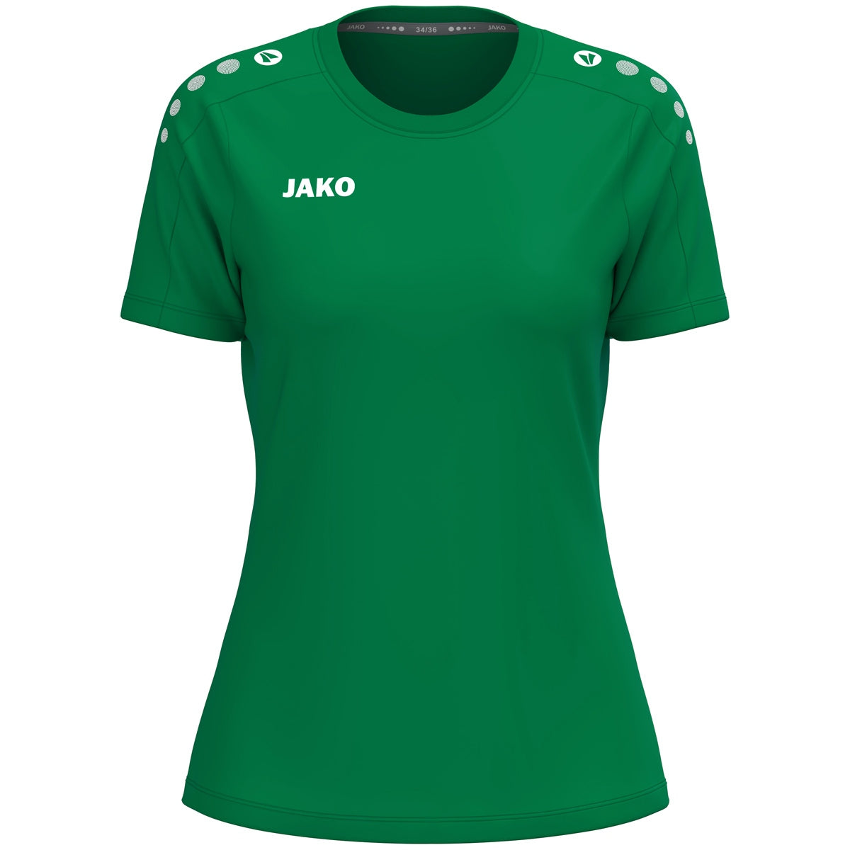 JAKO T-Shirt One Cotton Damen – Grün (vorne)