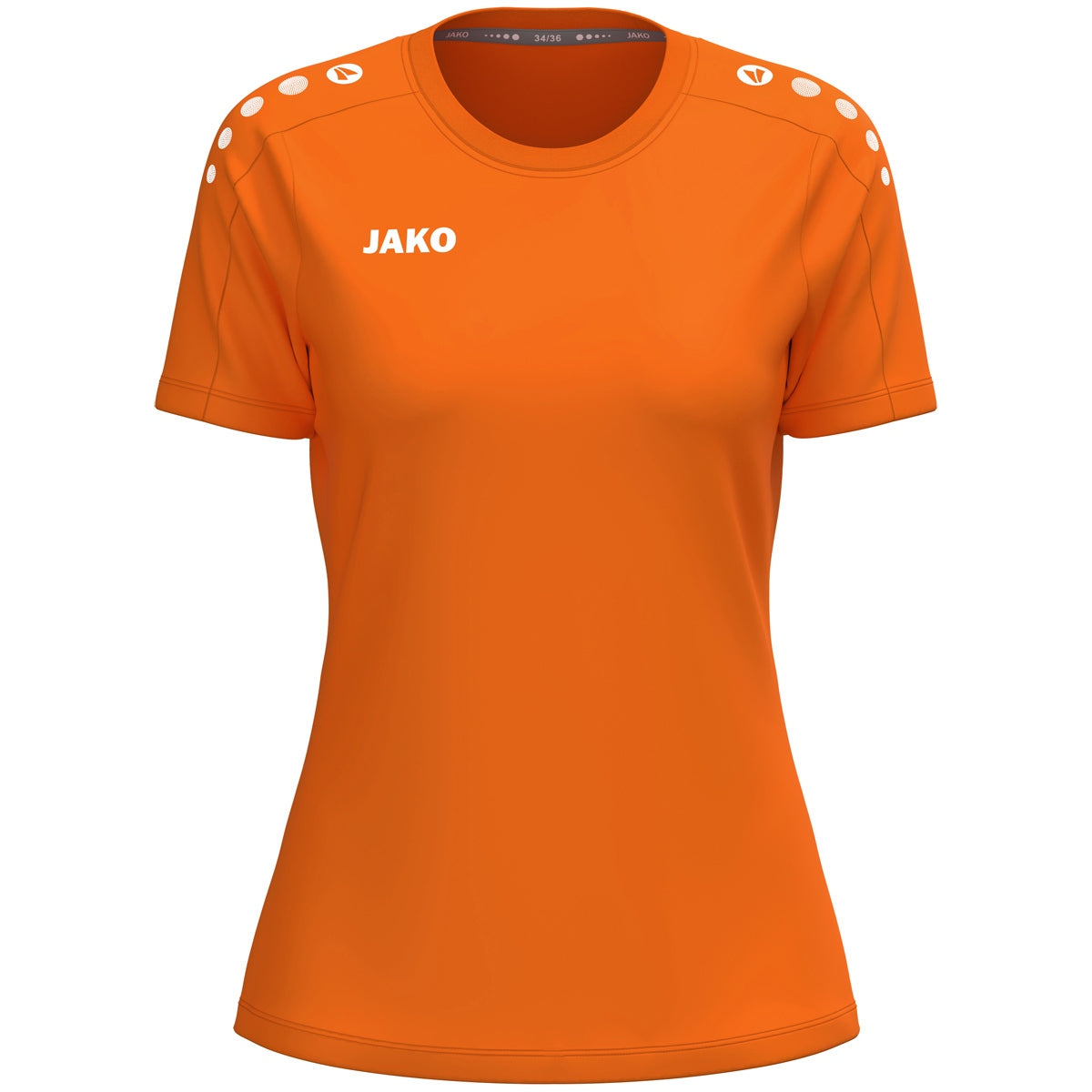 JAKO T-Shirt One Cotton Damen – Orange (vorne)