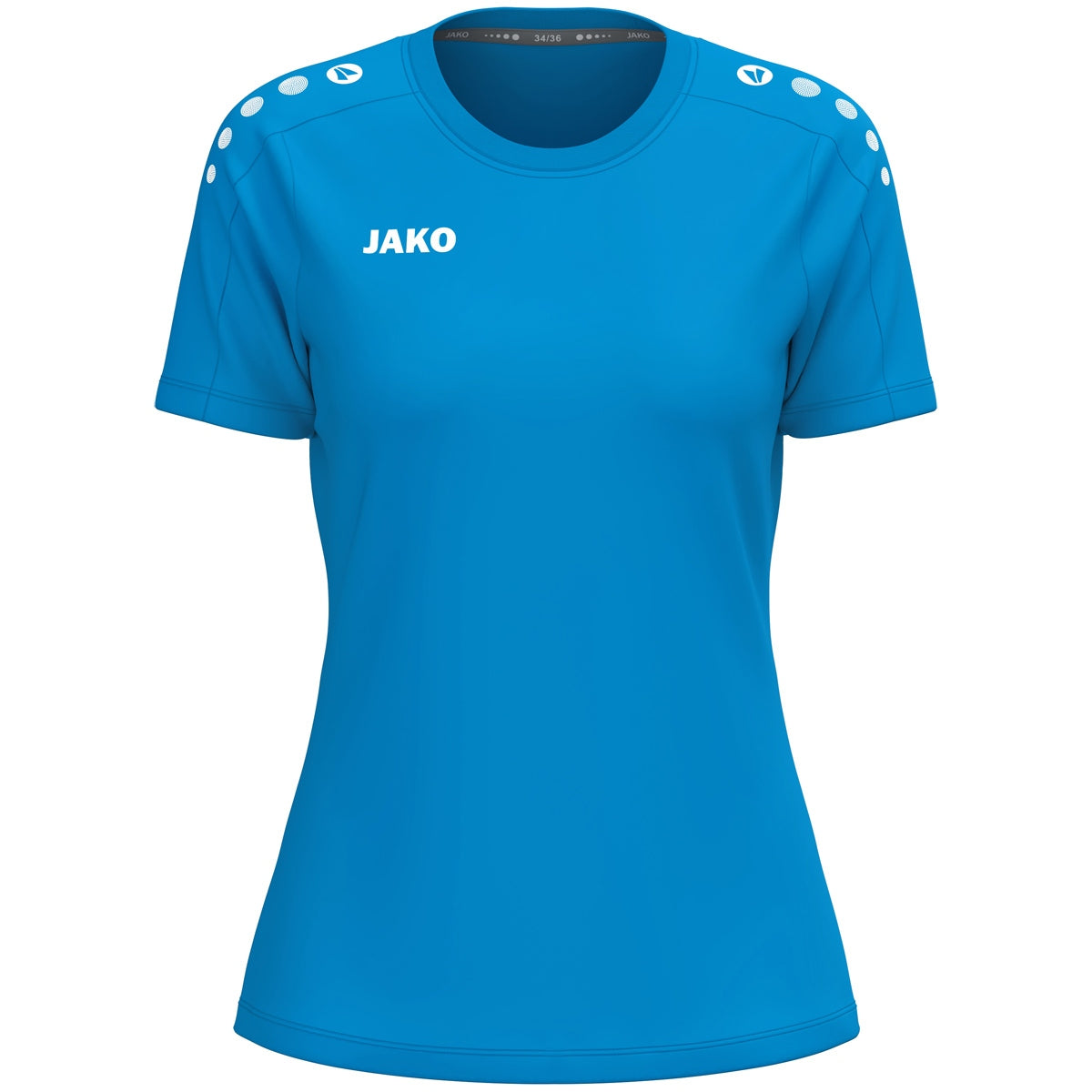 JAKO T-Shirt One Cotton Damen – Blau (440) (vorne)