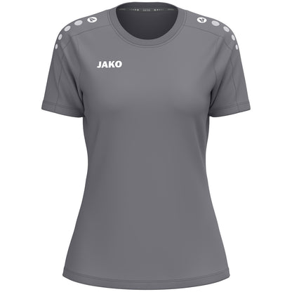 JAKO T-Shirt One Cotton Damen – Grau (vorne)