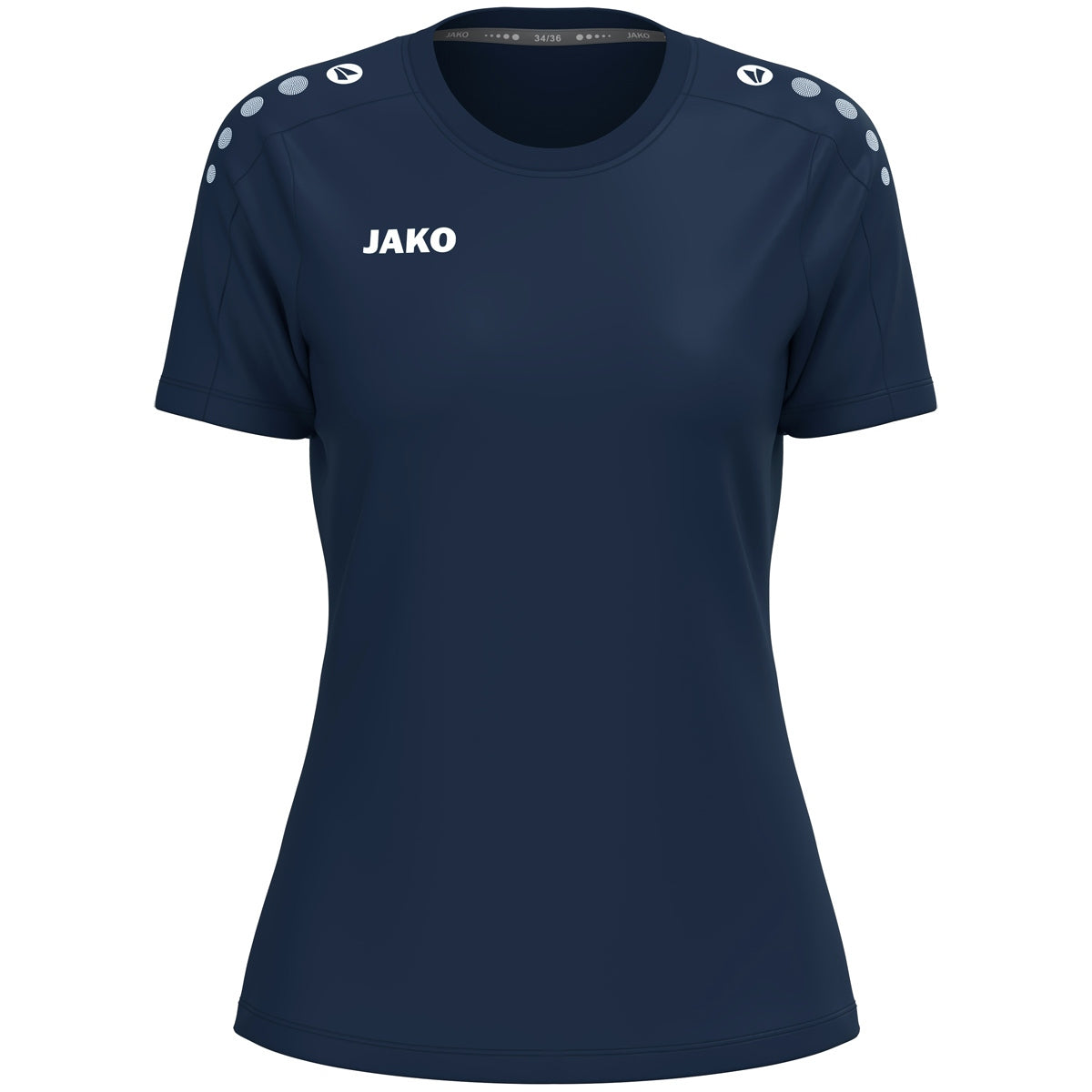JAKO T-Shirt One Cotton Damen – Blau (900) (vorne)