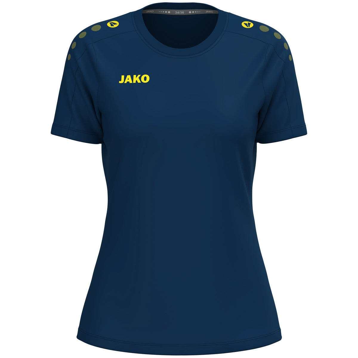 JAKO T-Shirt One Cotton Damen – Blau (941) (vorne)