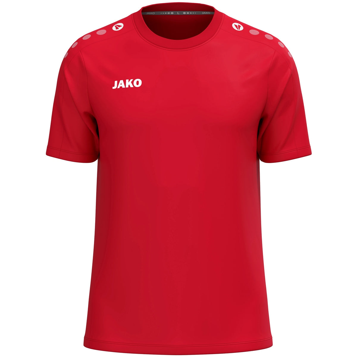 JAKO T-Shirt One Cotton – Rot (100) (vorne)