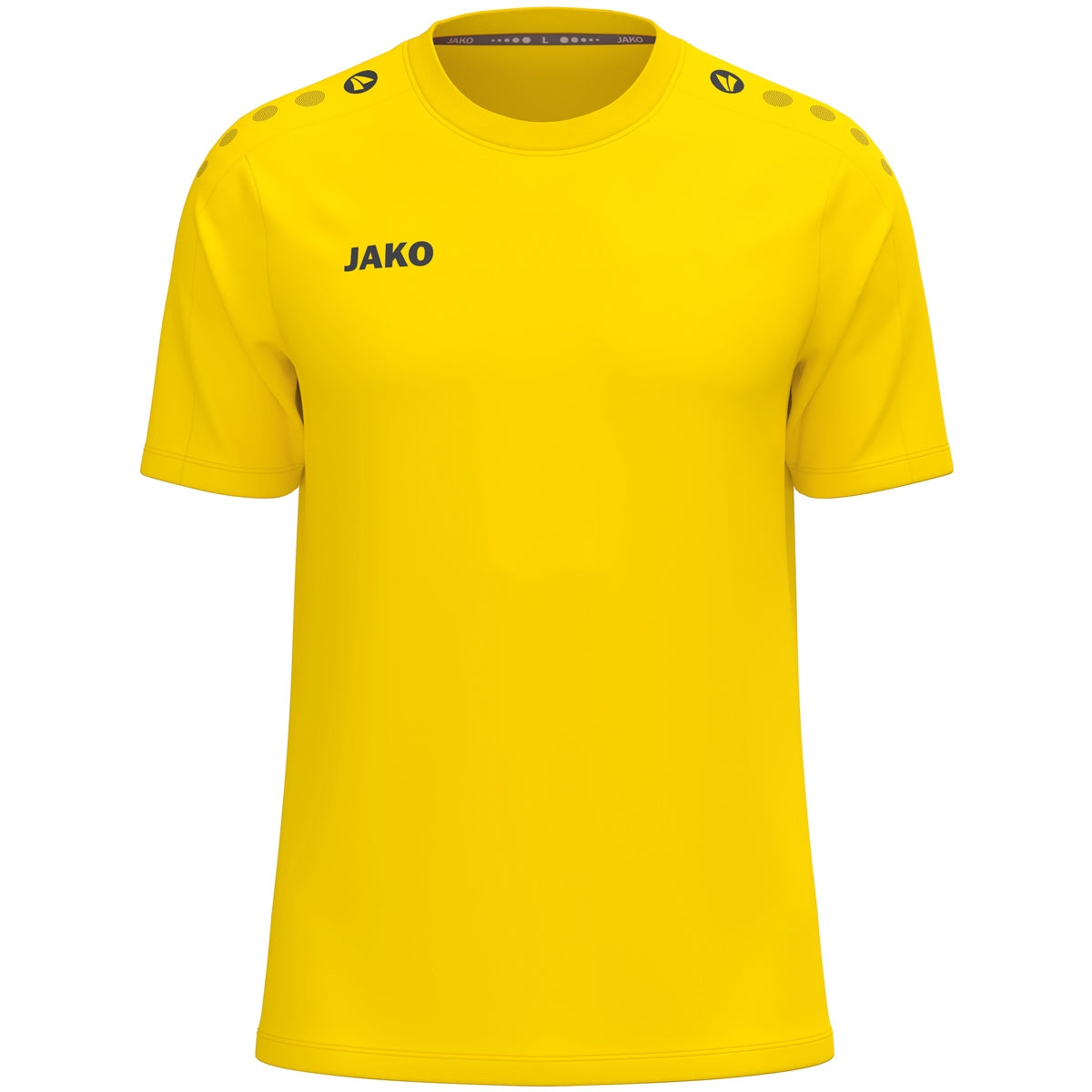JAKO T-Shirt One Cotton – Gelb (vorne)