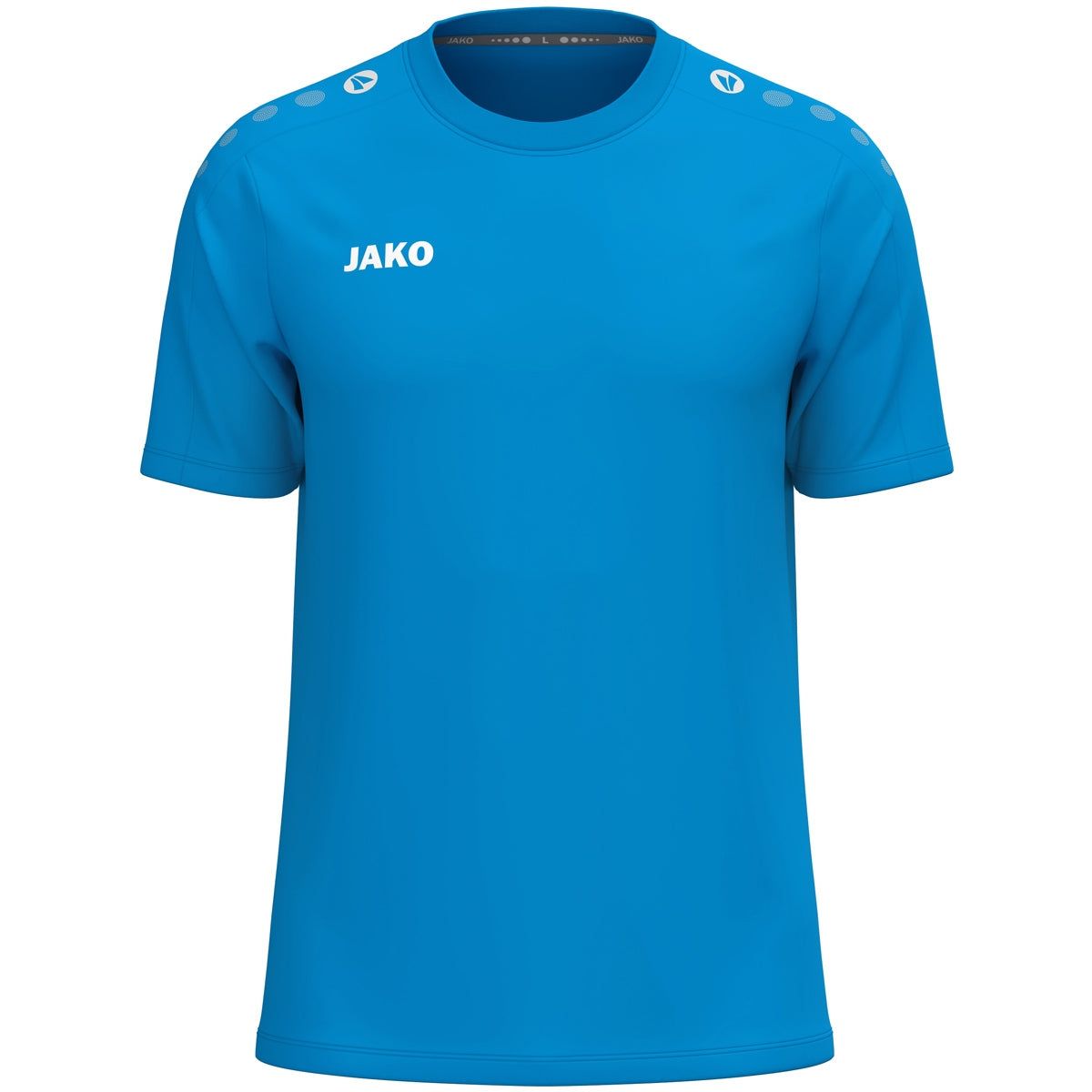 JAKO T-Shirt One Cotton – Blau (440) (vorne)
