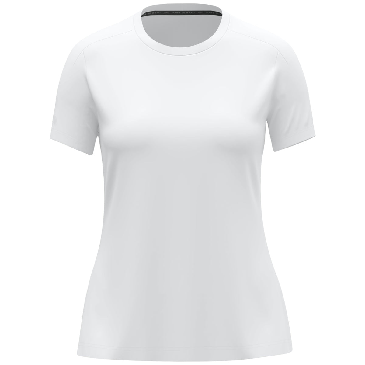 JAKO T-Shirt Uni Damen – Weiß (vorne)
