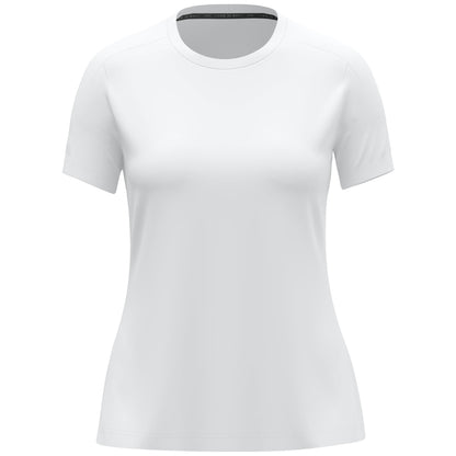 JAKO T-Shirt Uni Damen – Weiß (vorne)