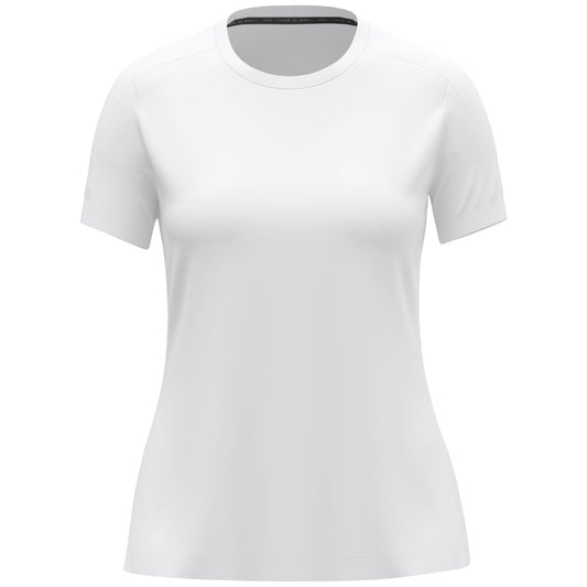 JAKO T-Shirt Uni Damen – Weiß (vorne)