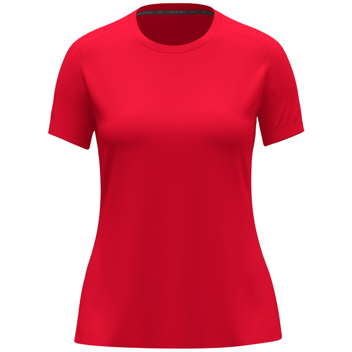JAKO T-Shirt Uni Damen – Rot (vorne)