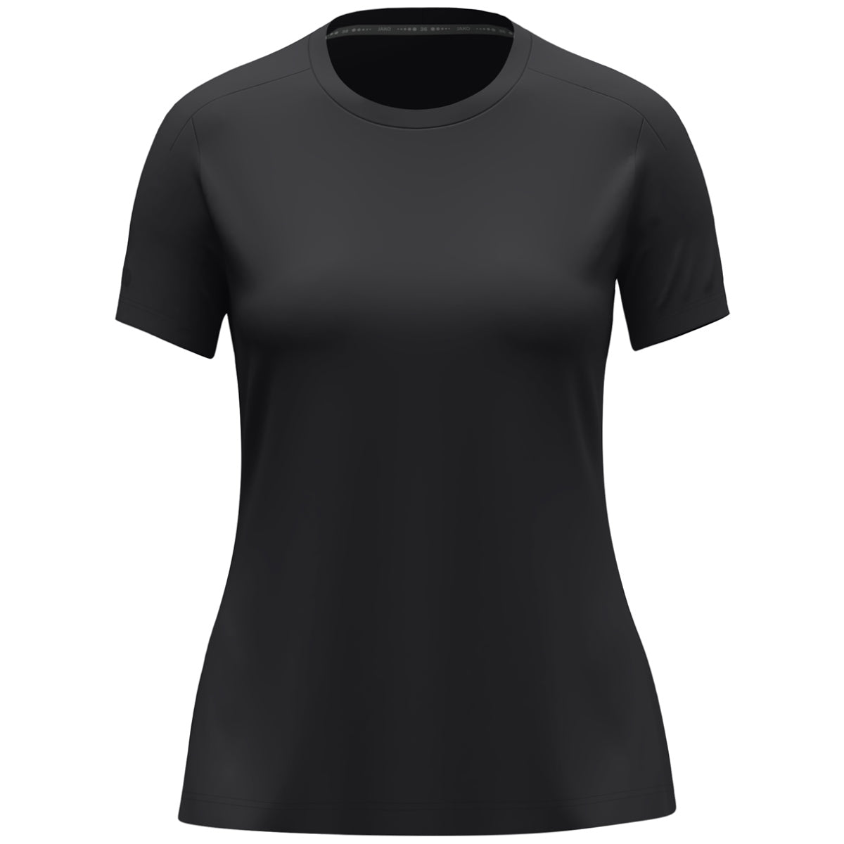 JAKO T-Shirt Uni Damen – Schwarz (vorne)
