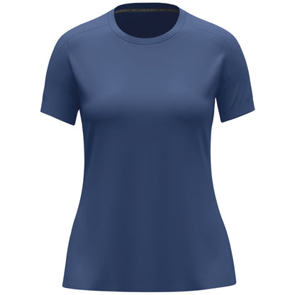 JAKO T-Shirt Uni Damen – Blau (919) (vorne)