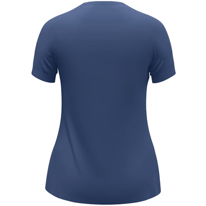 JAKO T-Shirt Uni Damen – Blau (919) (hinten)