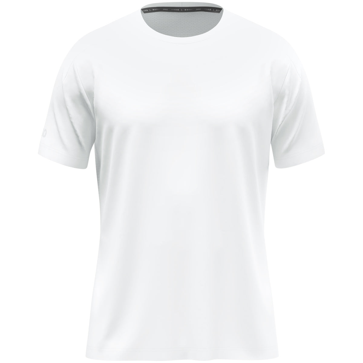 JAKO T-Shirt Uni – Weiß (vorne)