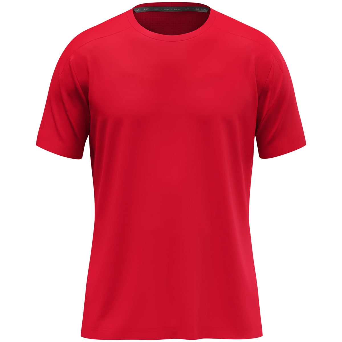 JAKO T-Shirt Uni – Rot (vorne)