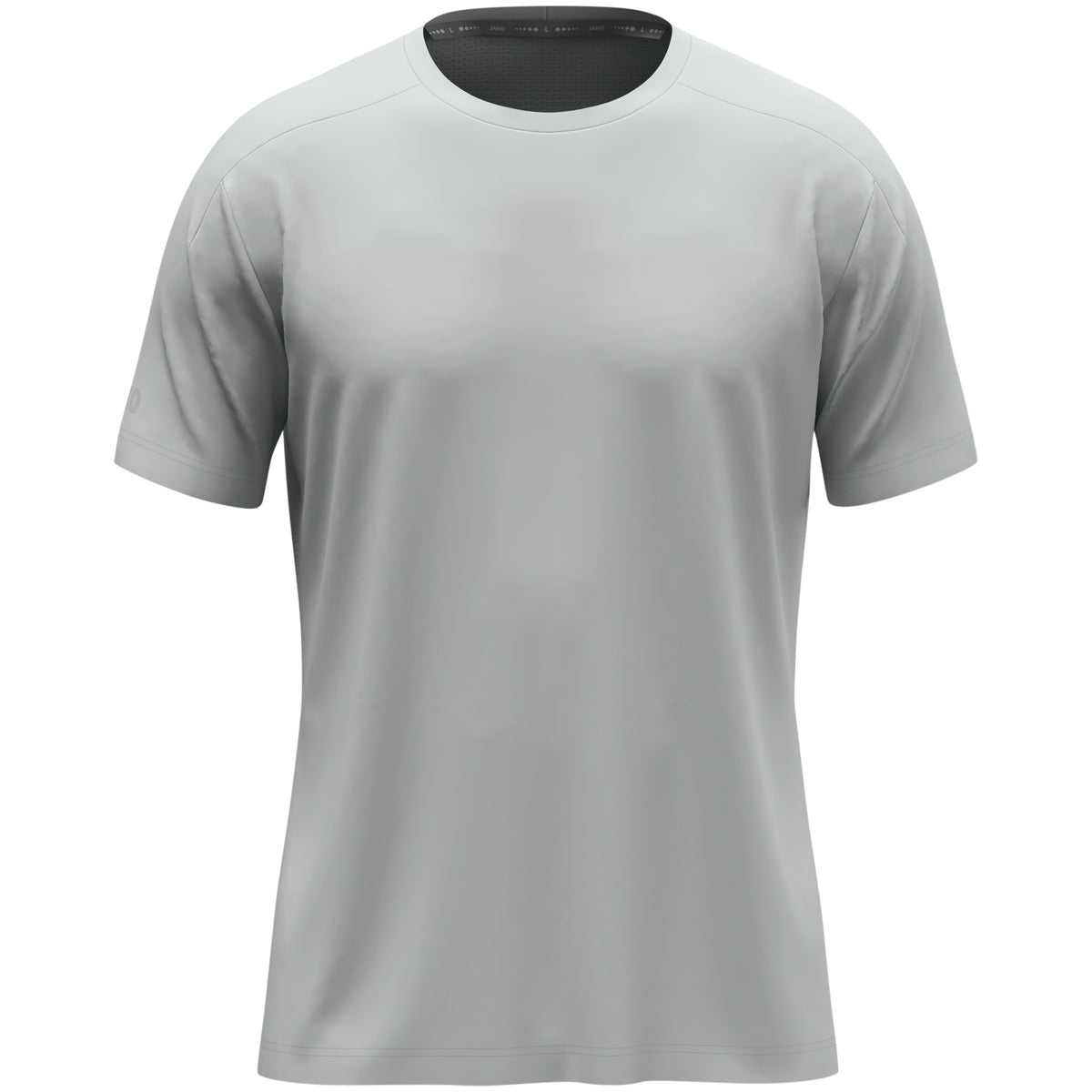 JAKO T-Shirt Uni – Grau (522) (vorne)