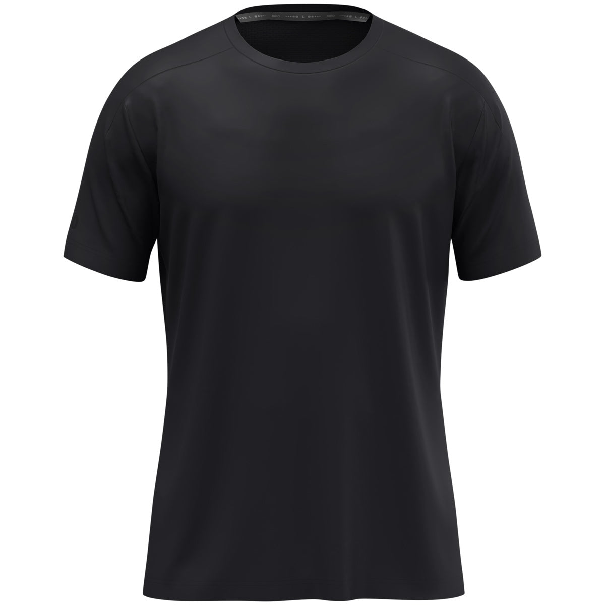 JAKO T-Shirt Uni – Schwarz (vorne)