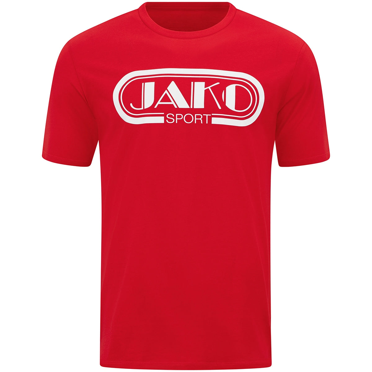 JAKO T-Shirt Retro – Rot (vorne)