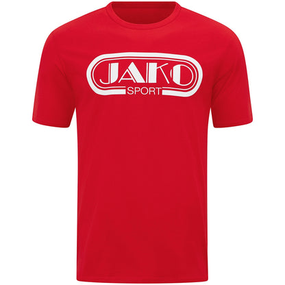 JAKO T-Shirt Retro – Rot (vorne)