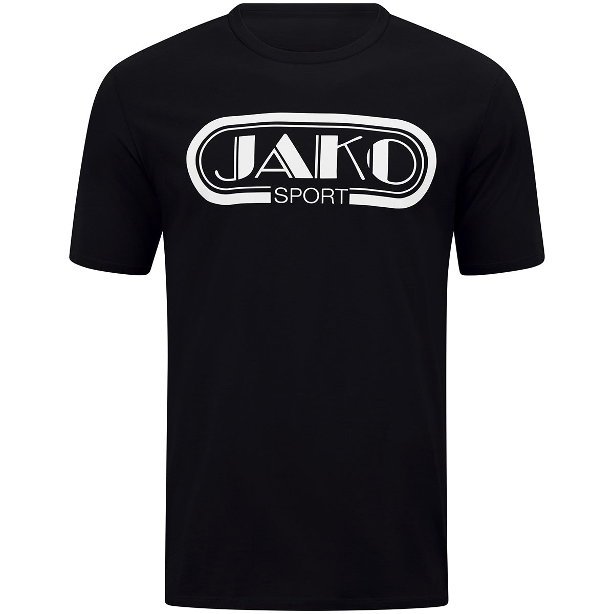JAKO T-Shirt Retro – Schwarz (vorne)