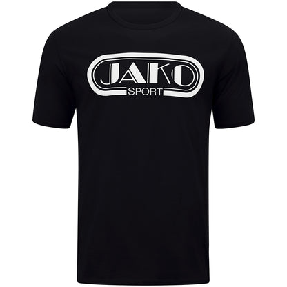JAKO T-Shirt Retro – Schwarz (vorne)