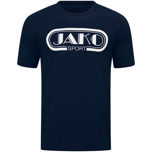 JAKO T-Shirt Retro – Blau (vorne)