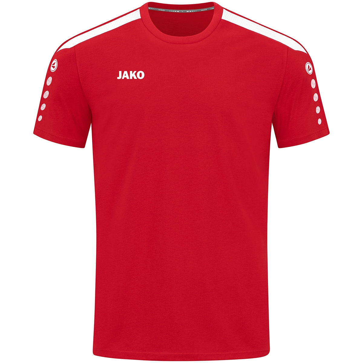 JAKO T-Shirt Power – Rot (vorne)