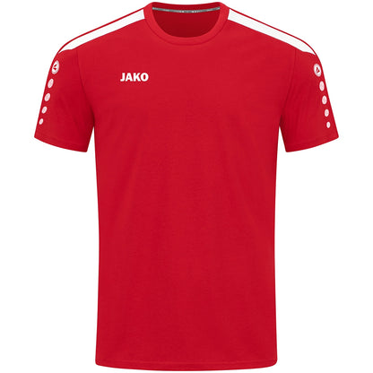 JAKO T-Shirt Power – Rot (vorne)