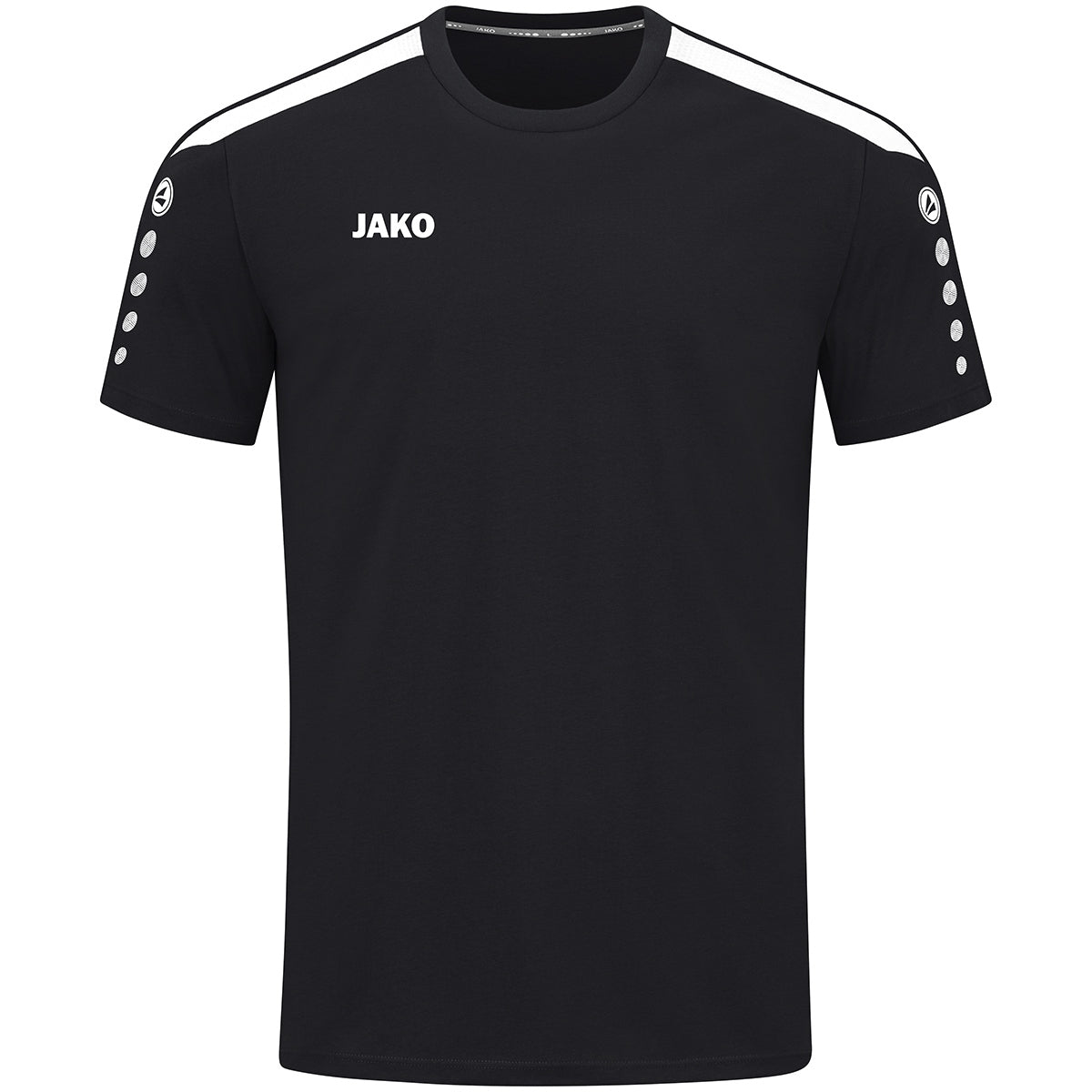 JAKO T-Shirt Power – Schwarz (vorne)