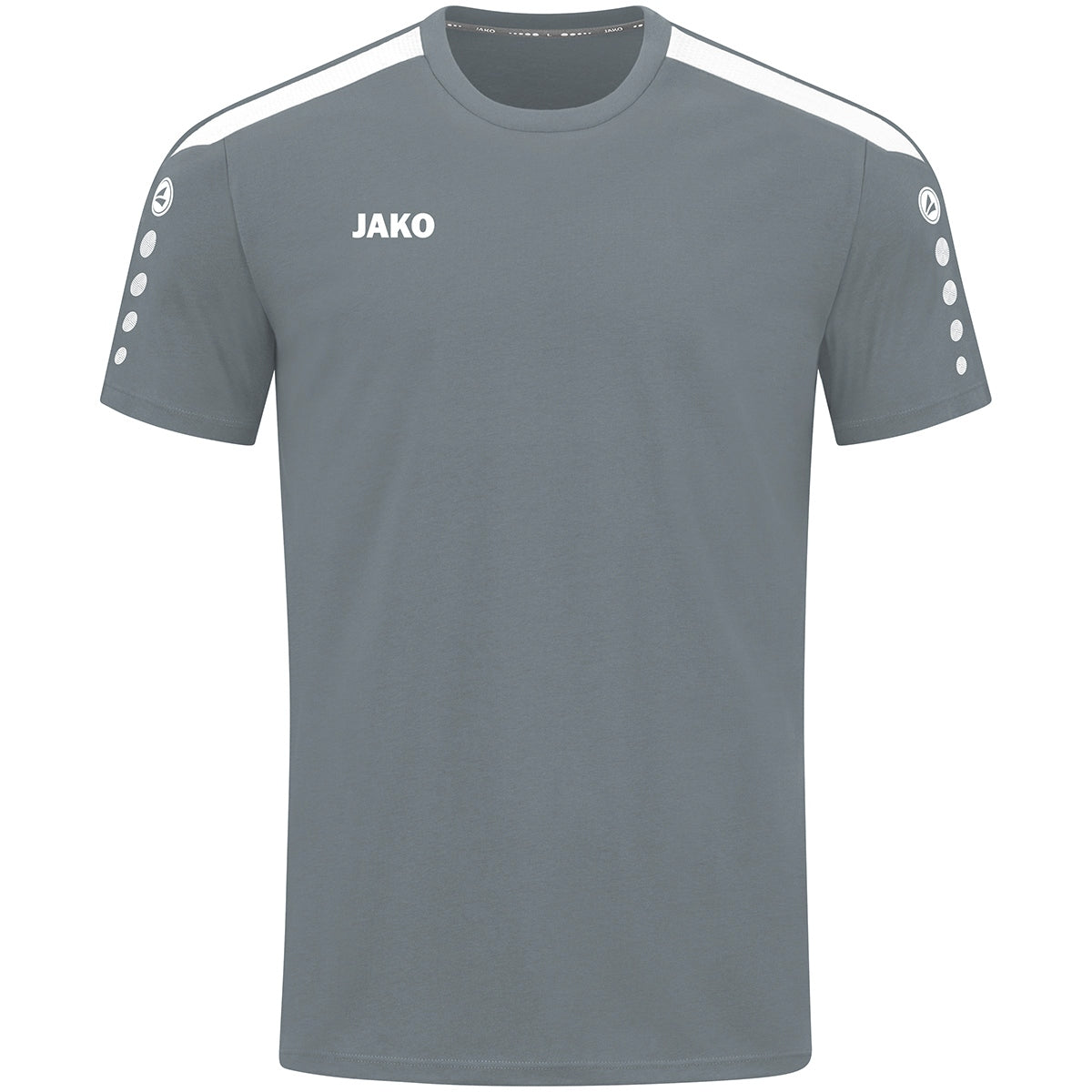 JAKO T-Shirt Power – Grau (vorne)