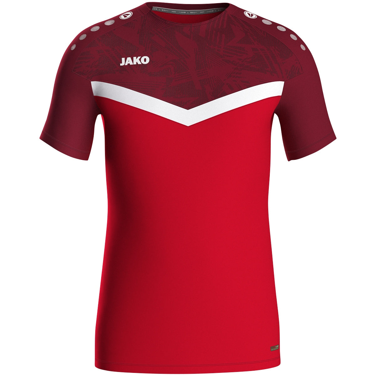 JAKO T-Shirt Iconic – Rot (vorne)