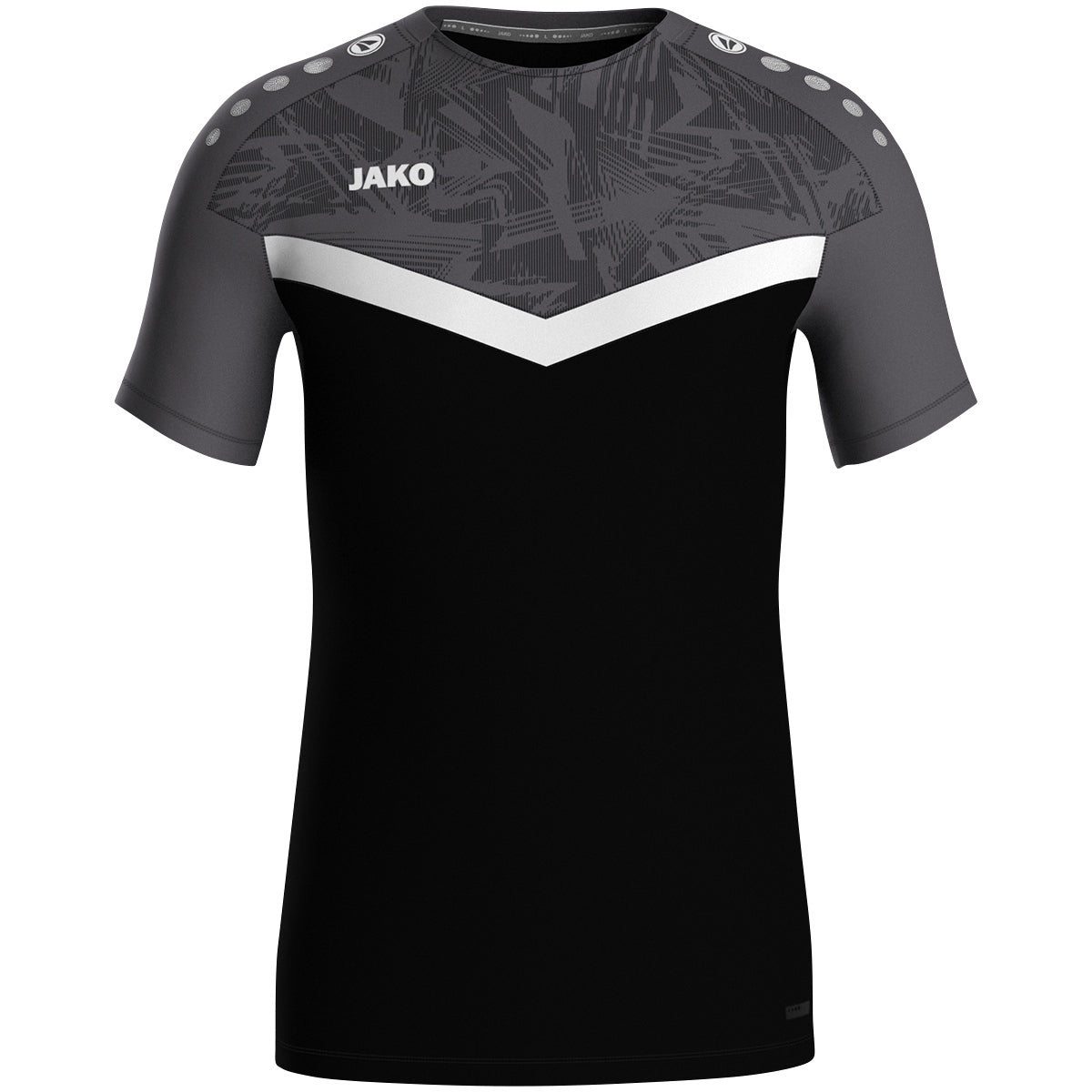 JAKO T-Shirt Iconic – Schwarz (801) (vorne)