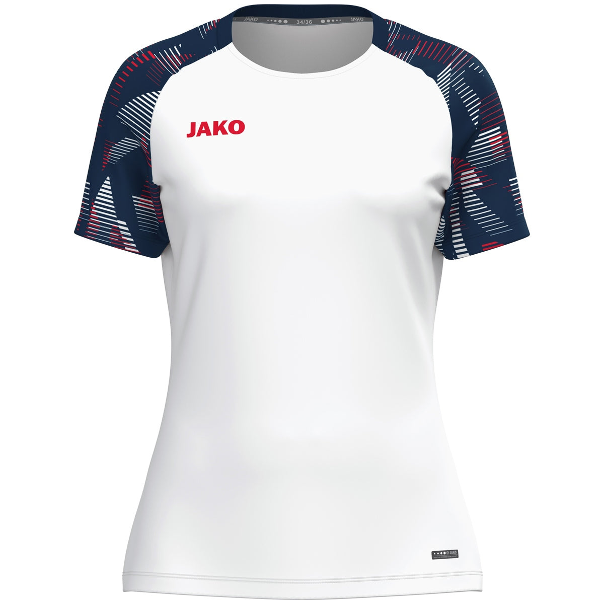 JAKO T-Shirt Sonic Damen – Weiß (039) (vorne)