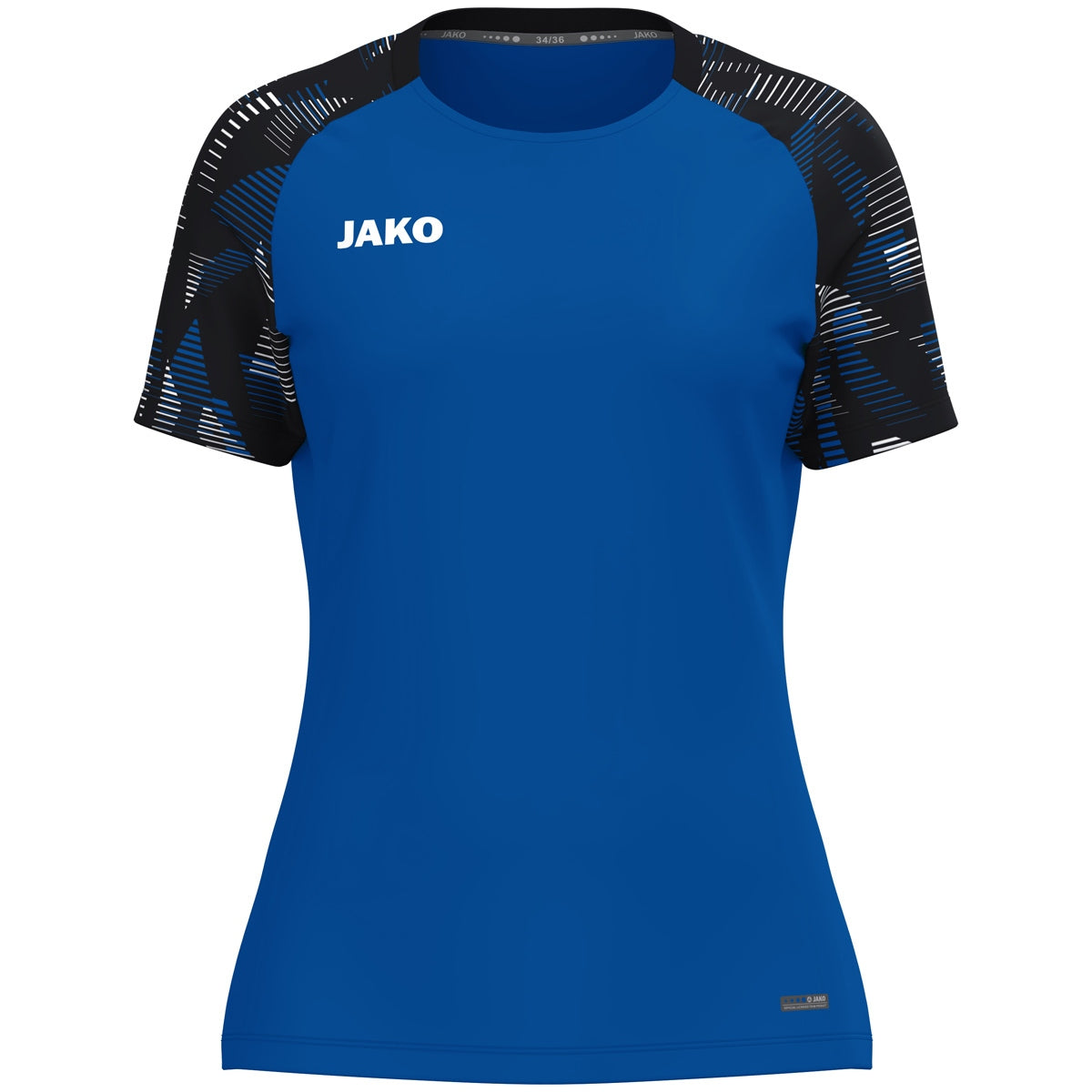 JAKO T-Shirt Sonic Damen – Blau (408) (vorne)