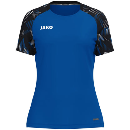 JAKO T-Shirt Sonic Damen – Blau (408) (vorne)