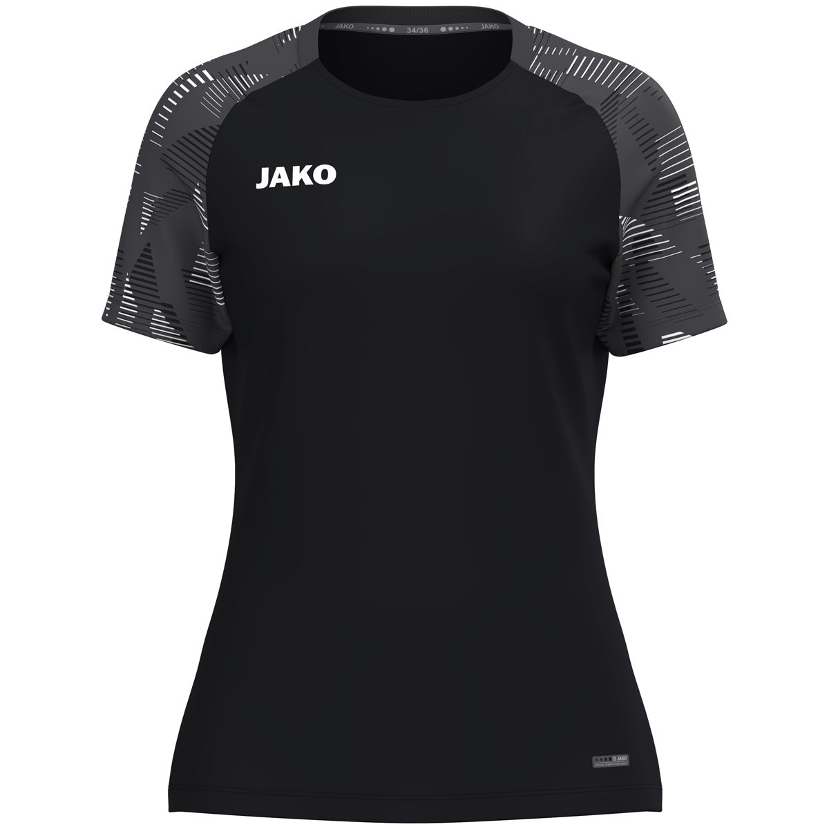 JAKO T-Shirt Sonic Damen – Schwarz (801) (vorne)