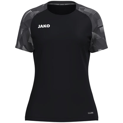 JAKO T-Shirt Sonic Damen – Schwarz (801) (vorne)