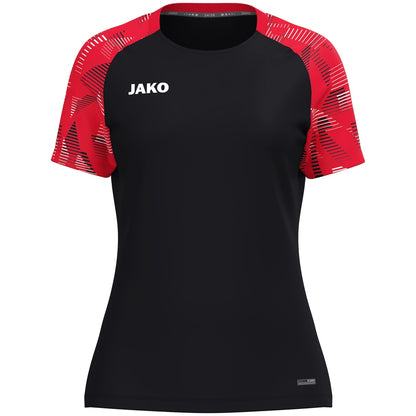 JAKO T-Shirt Sonic Damen – Schwarz (812) (vorne)
