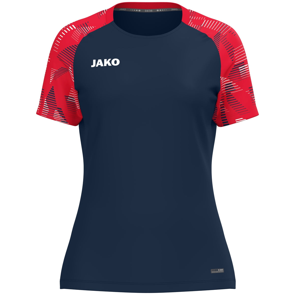 JAKO T-Shirt Sonic Damen – Blau (909) (vorne)