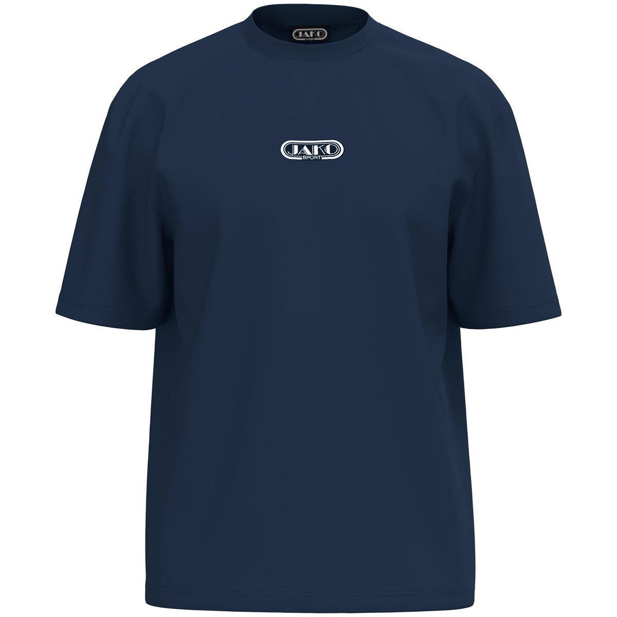 JAKO T-Shirt Wardrobe – Blau (vorne)